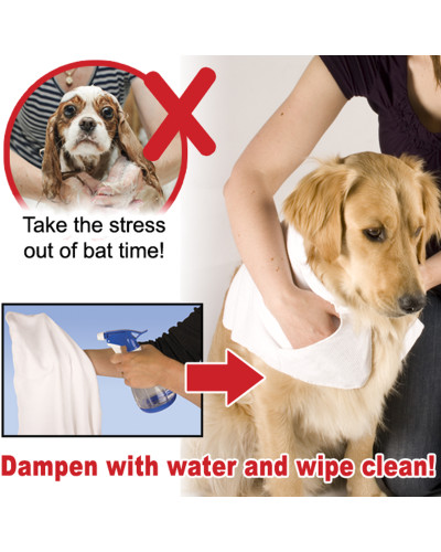 Dry'N Clean Microfiber Pet Grooming Towel