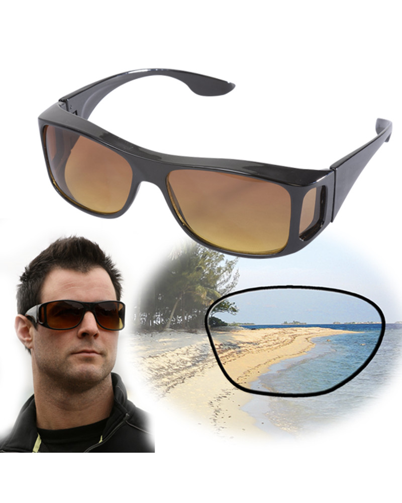 ClearVision HD Wraparound Fit-over Sunglasses