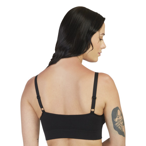 Slip-On Removable Padded Adjustable Straps Comfort Bra