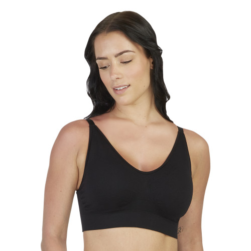 Slip-On Removable Padded Adjustable Straps Comfort Bra